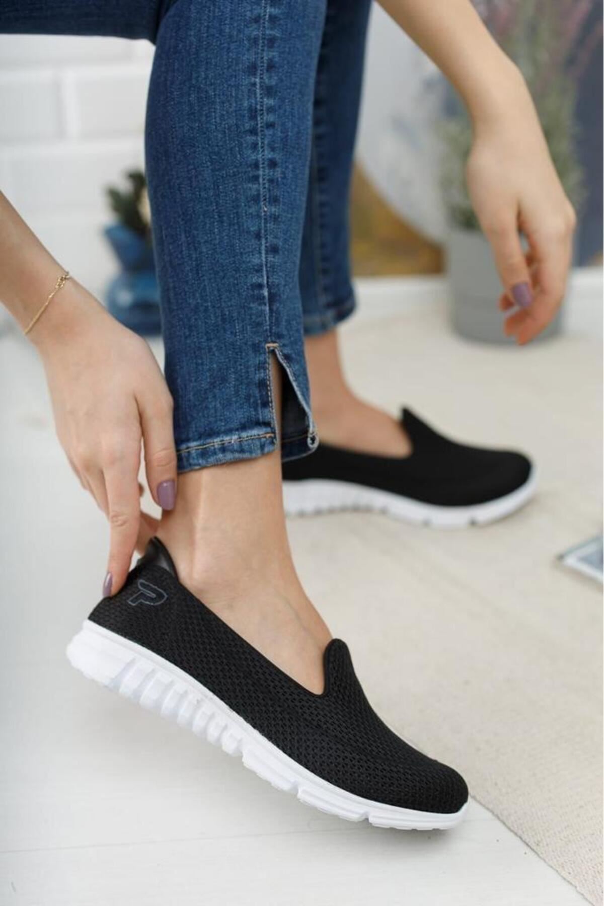 Kadın Ortopedik Hafif Taban Günlük Yürüyüş Ayakkabısı – Esnek Rahat Sneaker