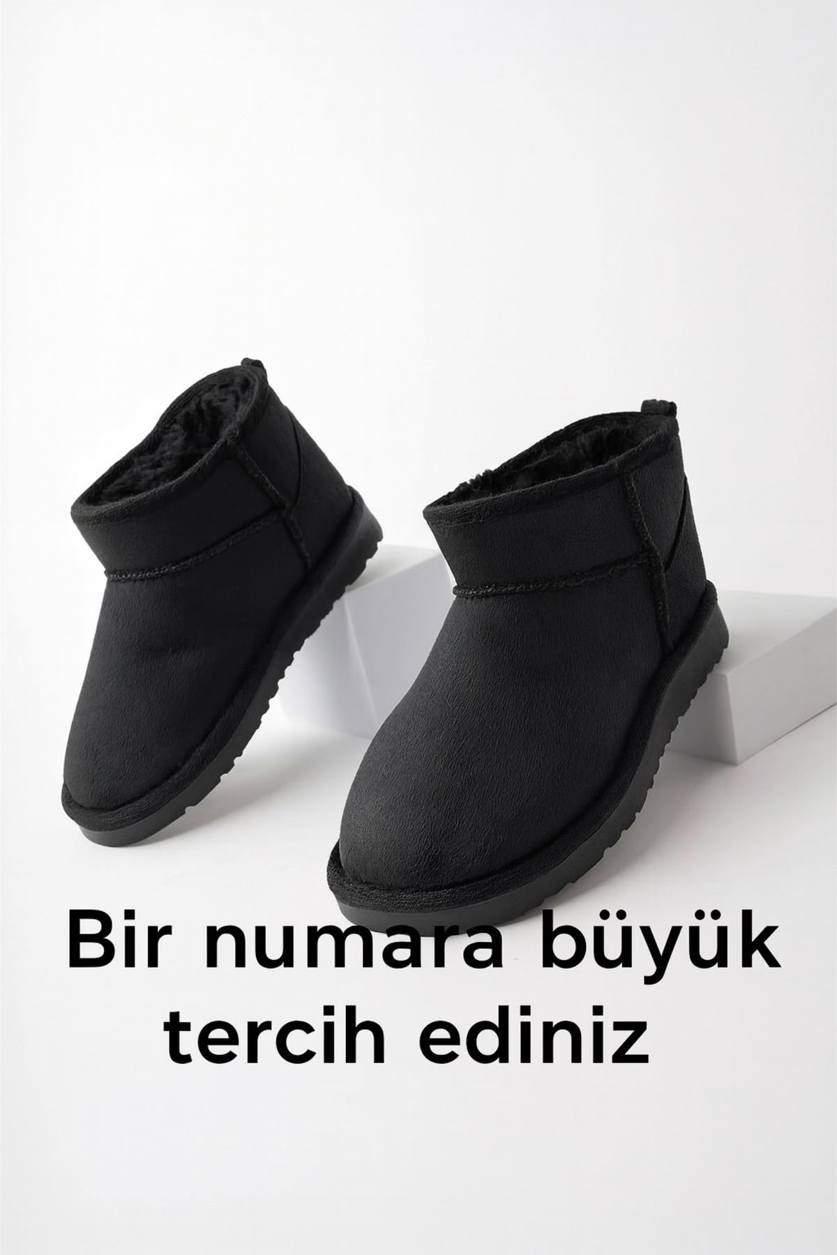 Kız/Erkek Çocuk İçi Kürklü Bot – Sıcak Tutan Kaymaz Taban