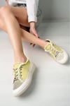 NEVA Taşlı Düz Taban Kadın Kot Sneakers